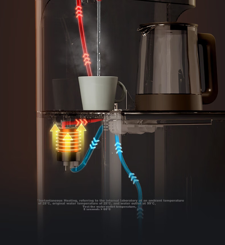 PHILIPS Tea Bar Machine, Home Standing Water Dispenser, Instant Hot Water Dispenser, Heated And Temperature-Controlled Bottom-Loading Water Tank, Living Room And Office Direct Drinking Water Machine ADD8148 9