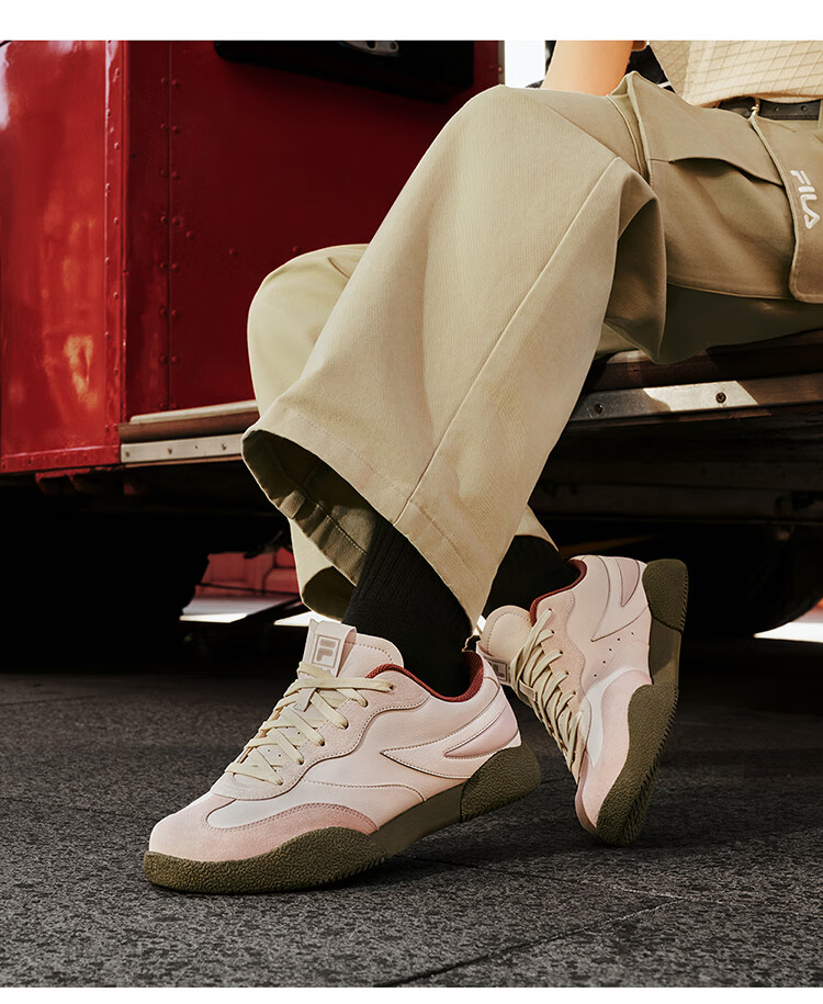 FILA Official Yang Mi Same Style Women's Shoes, PENGUIN Retro Sneakers, Penguin Shoes, Training Shoes, Casual Shoes 27