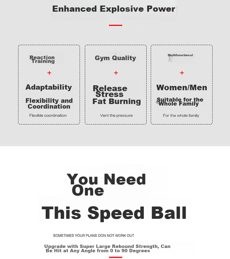 Jingpai Speed Ball, Standing Reaction Target, Punching Bag, Adult Professional Fighting, Evasion Reaction Ball, Boxing Training Equipment 16