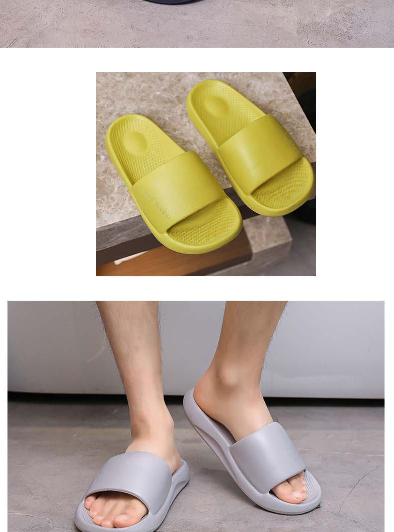 Huamei Jianbu Thick Sole Slippers Home Shower Bathroom Outdoor Non-Slip All-Season Sandals HM8888 9
