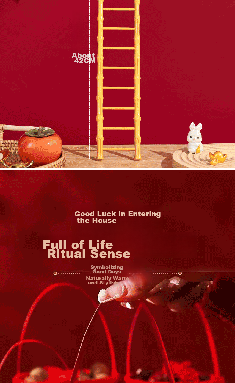 Jiashigao, Housewarming Celebration, New Year Persimmon Jar, Moving In, House Blessing Bucket, Decorative Items for Living Room, Festive Ornaments 8