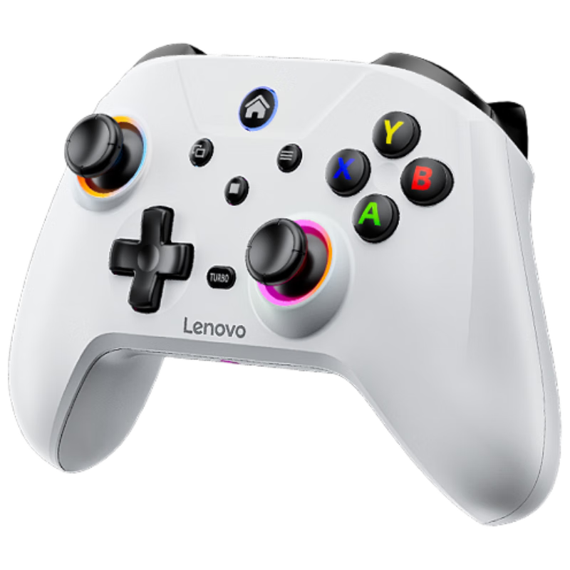 Lenovo S02 Wireless Game Controller, Xbox-Style Hall Lever, Compatible with Switch, Rescuer PC, Mobile Phone, Bluetooth, Steam, Dual-Image, Qianjing Black Myth: Wukong Monster Hunter White
