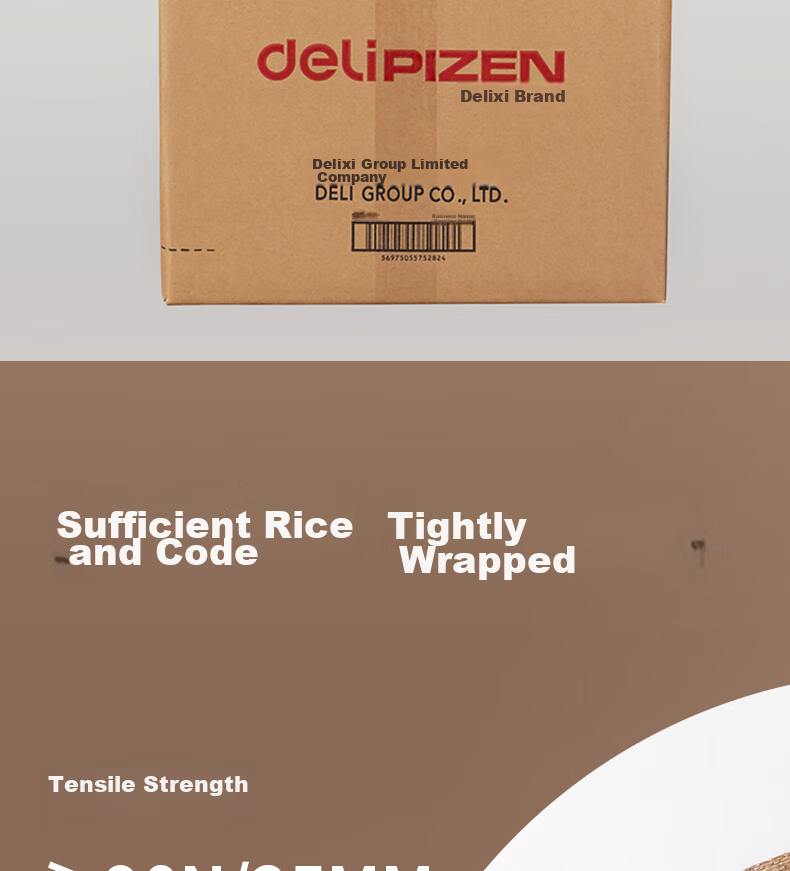 Deli High-Quality Transparent Packing Tape, 45mm*100m*50um, 6 Rolls/tube, Office Supplies, 33193 7