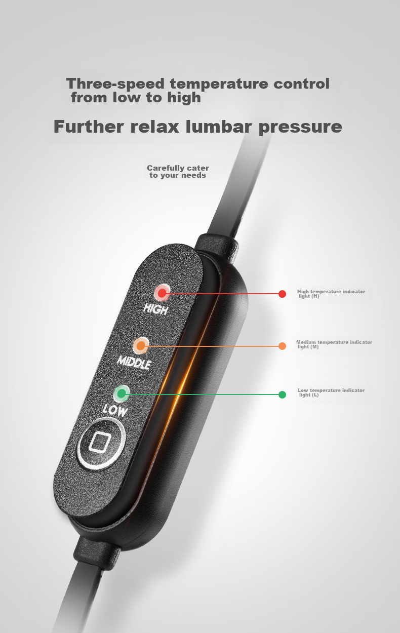 JAGO Heating Back Pillow, Lumbar Disc Support Pad, Lumbar Muscle Strain Relief, Waist Support Cushion, Back Support Pad 5