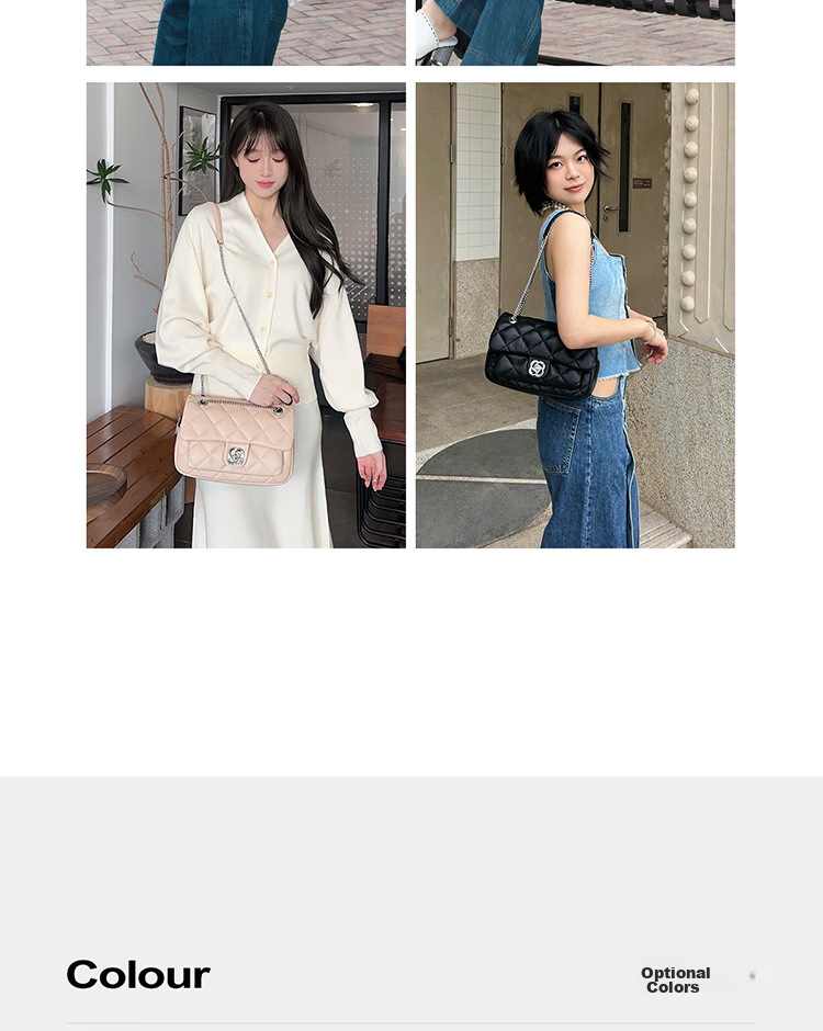 JUST STAR Handbag for Women, 2026 New Style Bag, Light Luxury Shoulder Crossbody Bag, Underarm Bag, Ladies' Purse, Birthday Gift for Wome 7