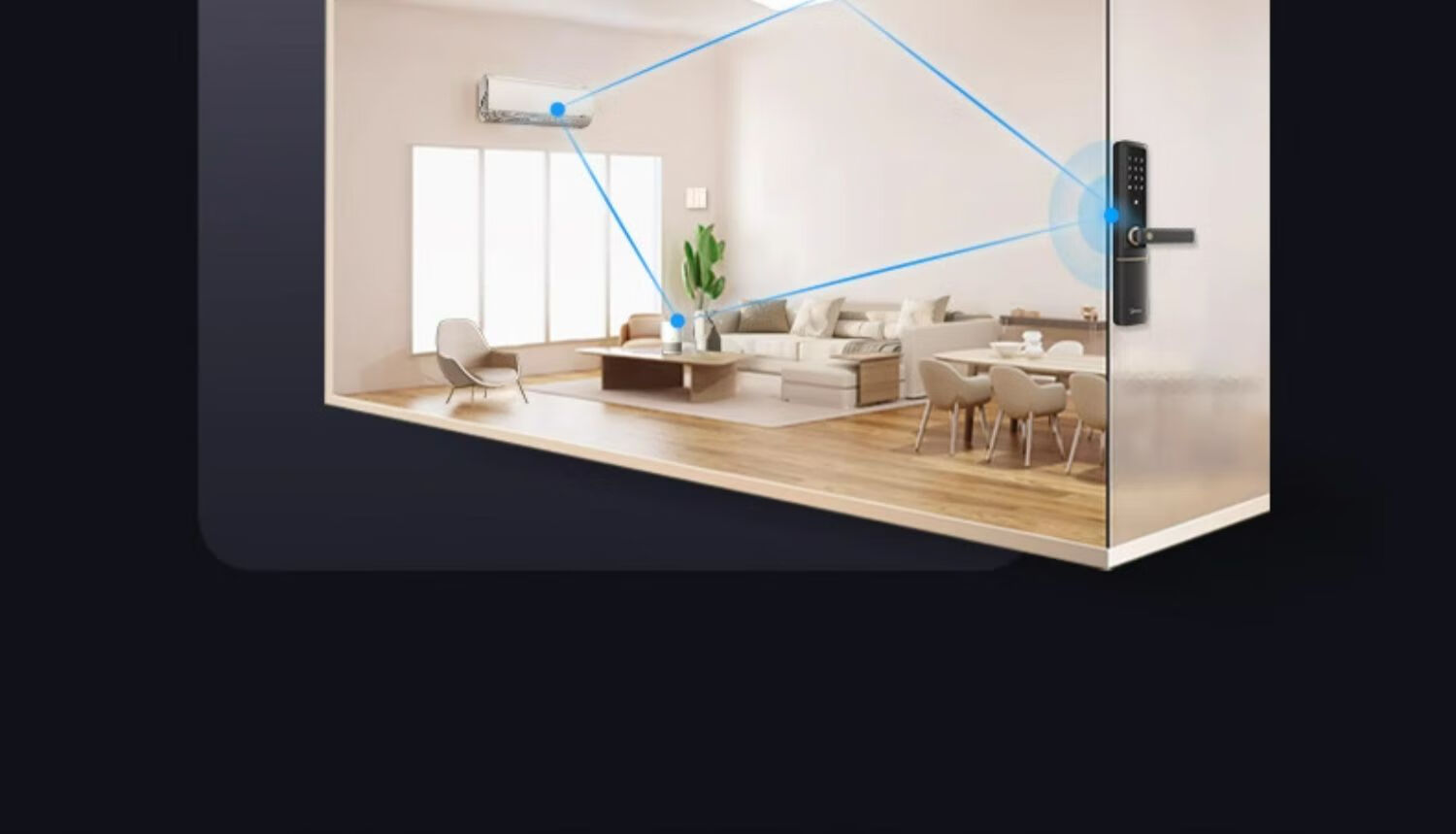 Midea Living Room Ceiling Light, Full Spectrum Eye Protection LED Ceiling Light, Modern And Simple Design, 140W Living Room Smart Control A1 with Installation Included 31