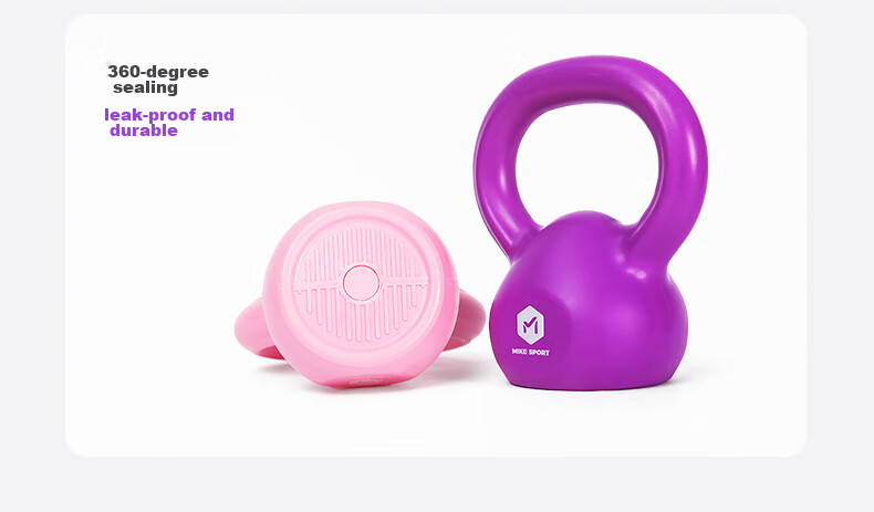 Mike Fitness Kettlebell for Women And Men, Home Gym Competition Coated Kettlebell Ball Water Kettle Dumbbell Lifting Kettlebell 10 Pounds Blue 13