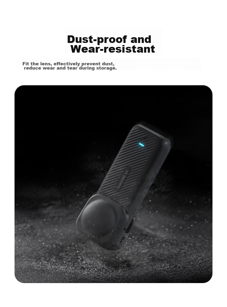 Insta360 X4 Silicone Protective Case, Black 5