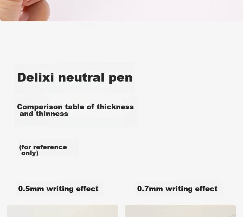 Deli Premium Smooth Retractable Gel Pen Refills, Retractable Ballpoint Pen Refills, 0.5mm Bullet Tip Black, 5 Pieces/box, SE59-05 for College Entrance Exam 13