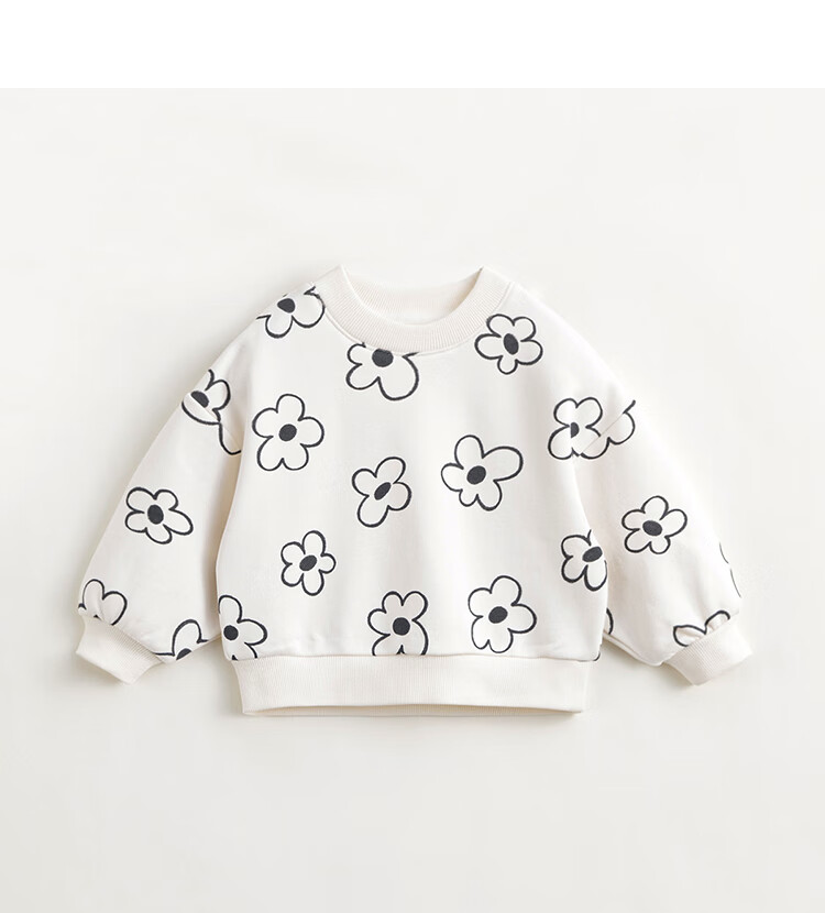 MARC&JANIE Girls' Sweatshirt Spring and Autumn Cartoon Print Loose Fit Sportswear Children's Top 240139 11