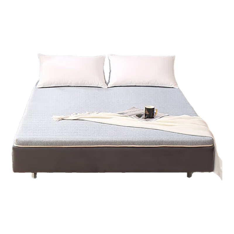 Mercury Home Textile Latex Mattress Dormitory Foldable Floor Sleeping Mat Thickened Tatami Mattress 1.5x2m Gray