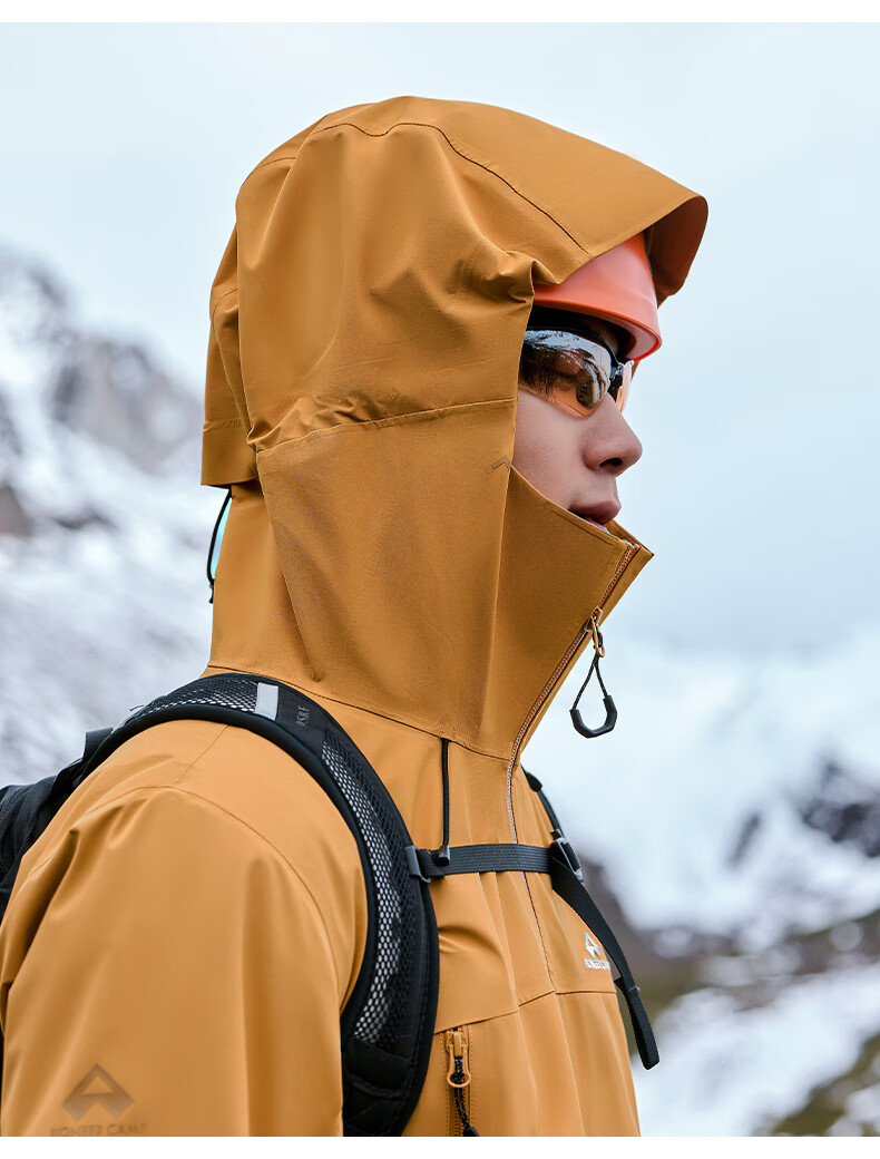 Pioneer Camp Lin Xinyue Same Style Little Eagle Windbreaker, Toray Men's Outdoor Windproof Waterproof Professional High-Altitude Hiking Mountaineering Jacket 9