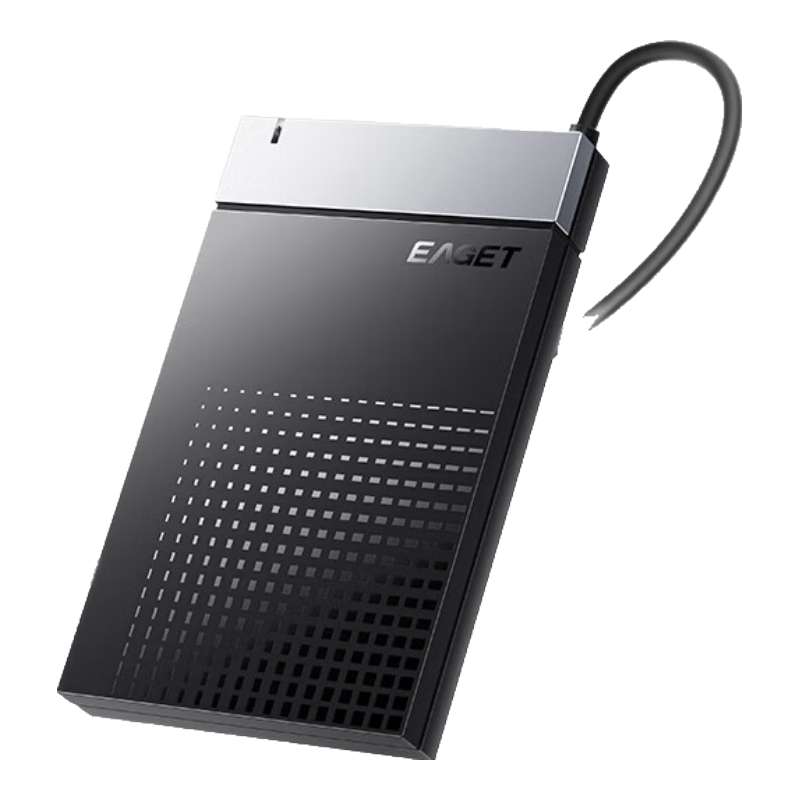 EAGET USB3.0 External Hard Drive Enclosure, 2.5-Inch SATA Interface, Compatible with Laptops And Desktop Computers, for SSD And HDD, Universal USB3.0 Cable Integrated CE50