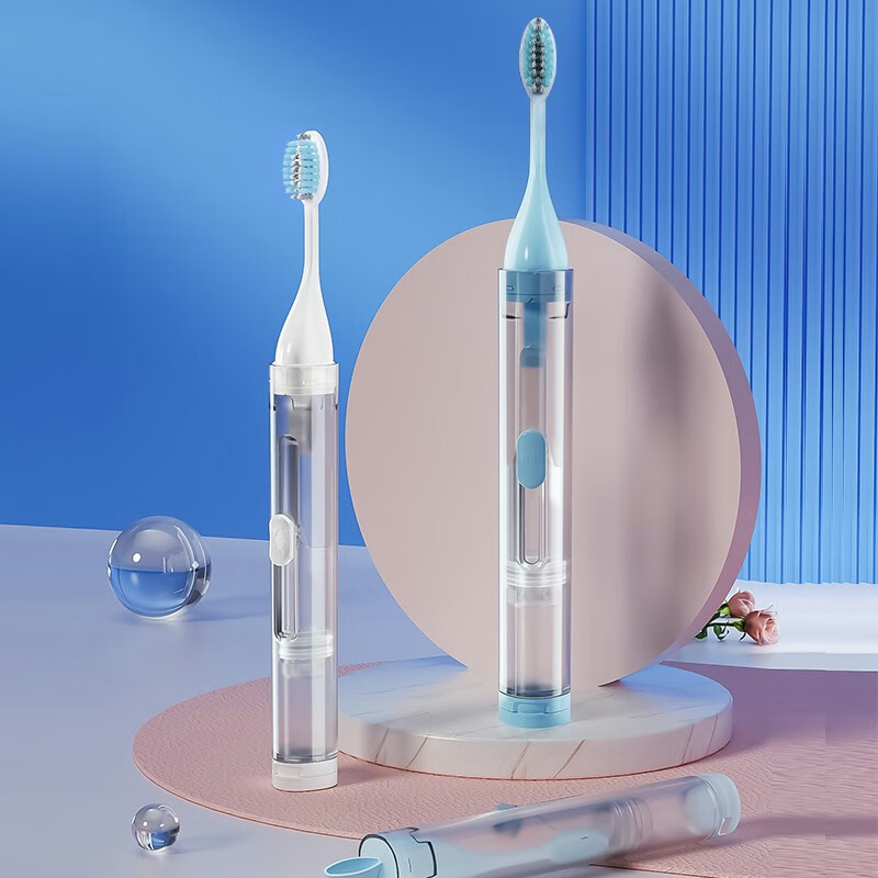 Etravel Orthodontic Toothbrush Set for Adults And Children, Soft Bristles Travel Mini Dental Tools Portable Foldable White