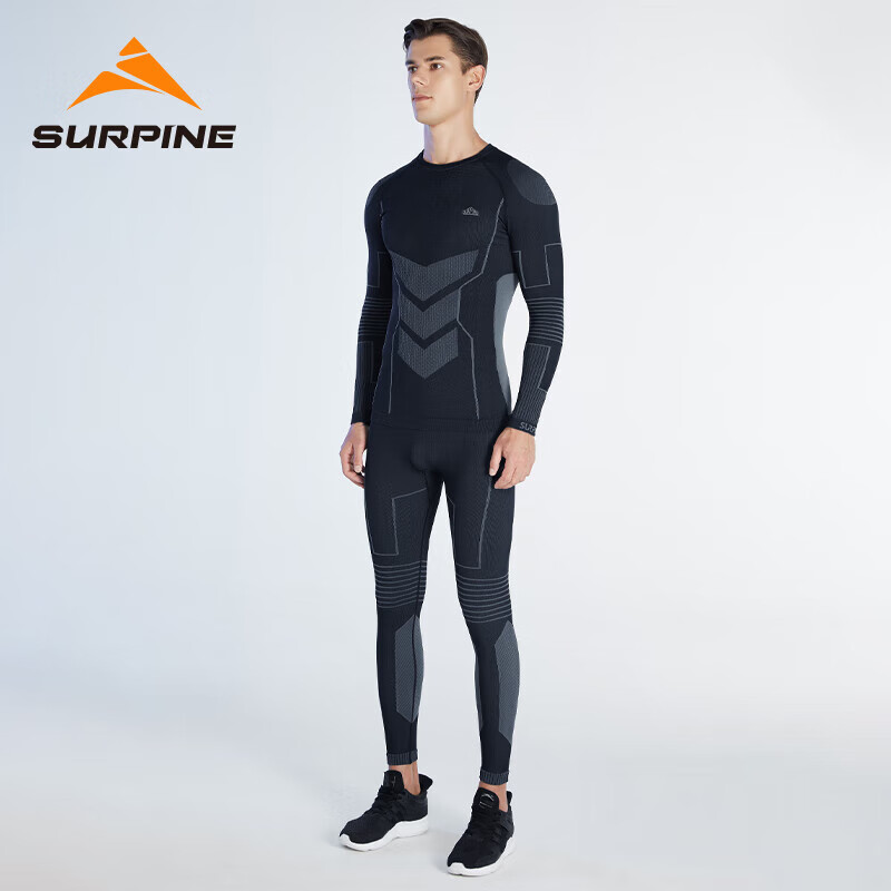 Термофутболка SURPINE Reverse Cold Series для мужчин и женщин, влагоотводящая, дышащая, для бега, функциональное нижнее белье