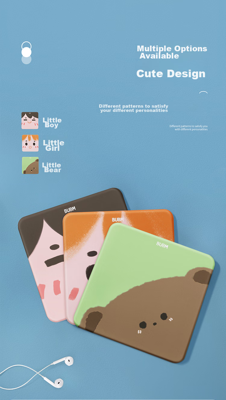 BUBM Keyboard Handrest Mouse Pad Wrist Rest Large Memory Foam Laptop Gaming Pad 87-Key Desktop Wrist Support Soft Palm Rest - Greedy Sleep Small Corgi 3