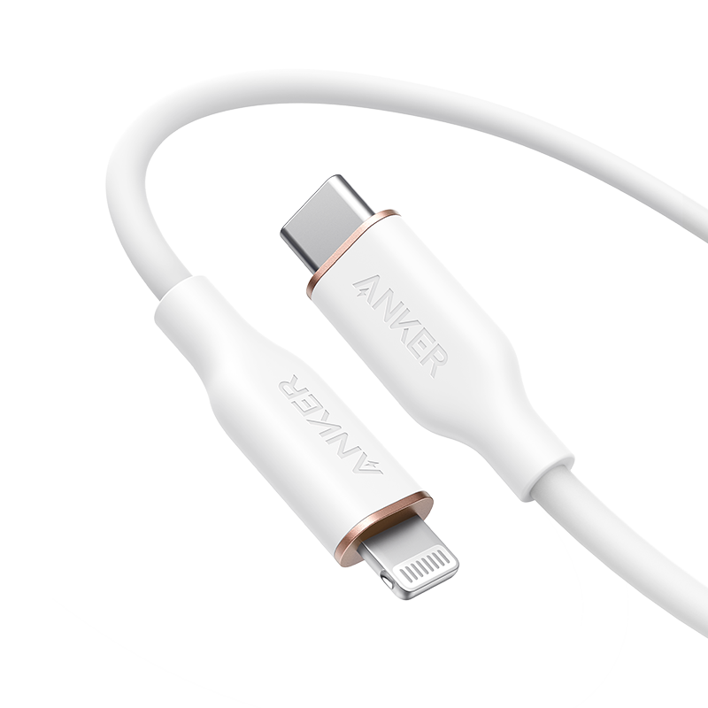 ANKE Charging Cable [MFi Certified], Apple IPhone 12/13/14 Charger, Skin-Friendly Type-C to Lightning Fast Charging Data Cable, 1.8m White