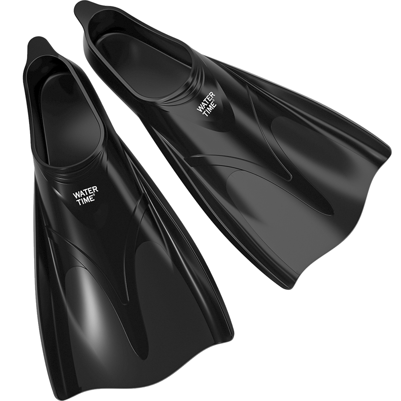 WATERTIME / Shuichuan Swimming Fins Training Short Fins Snorkeling Freestyle Adult Children Professional Swimming Gear