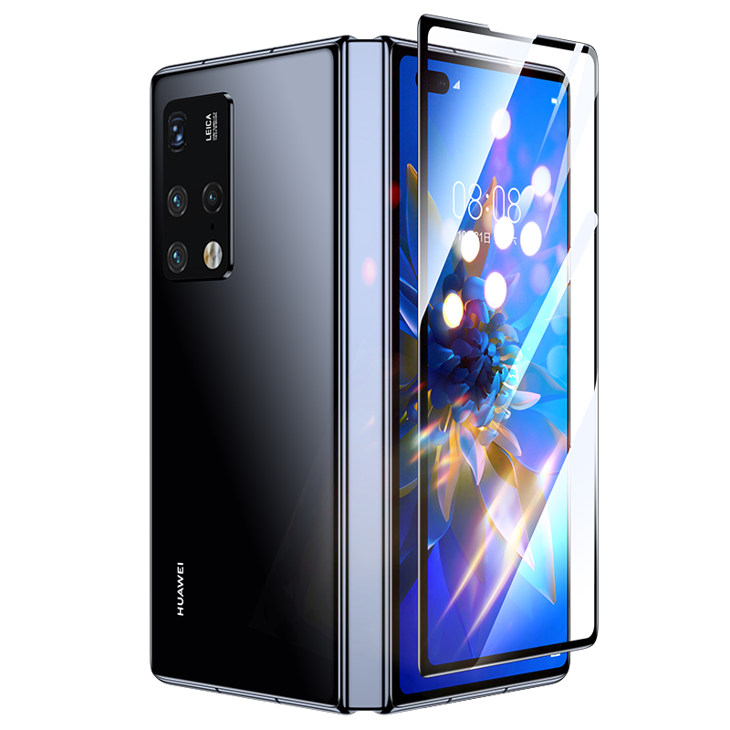 BIAZE Tempered Glass Screen Protector for Huawei Mate X2, Classic Edition Foldable Front Screen 5G Protective Phone Film, Anti-Scratch, Low Fingerprint, HD Anti-Shatter Edge, Full Screen Gaming Version JM139