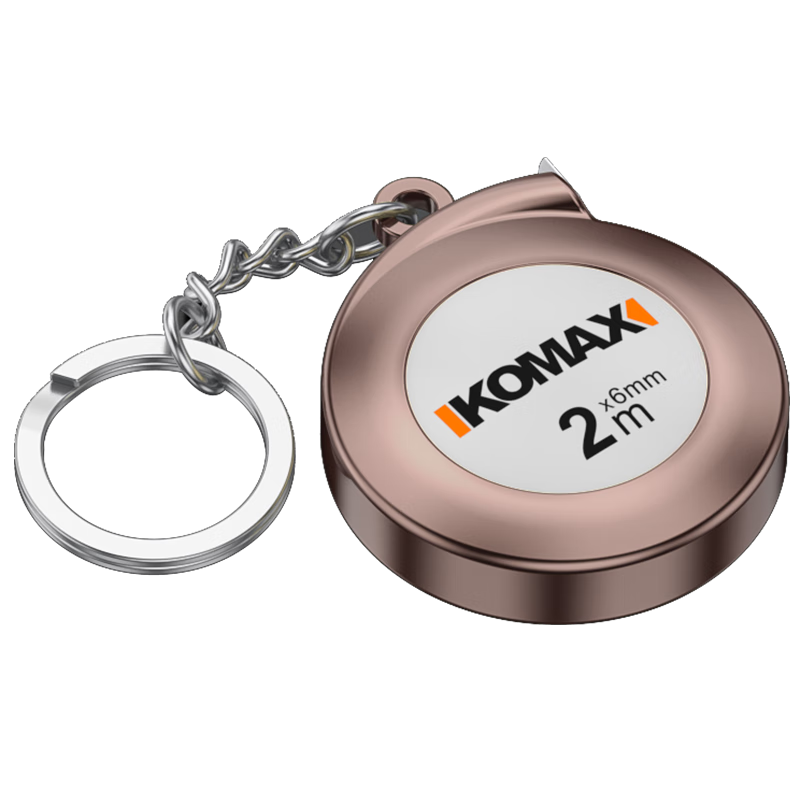 KOMAX Steel Tape Measure, Household 2-Meter Length, Wear-Resistant, Drop-Resistant, Mini Pull-Ruler, Body Measurement, Height Measurement, Soft Ruler, High-Precision Ruler