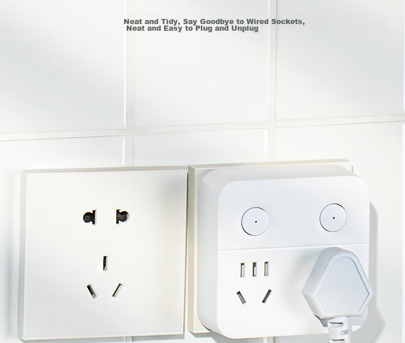 Deli 86-Type Conversion Plug/Adapter/power Converter/multi-Outlet Split Control One-To Converter Plug Suitable for Bedroom And Kitchen 18347 13