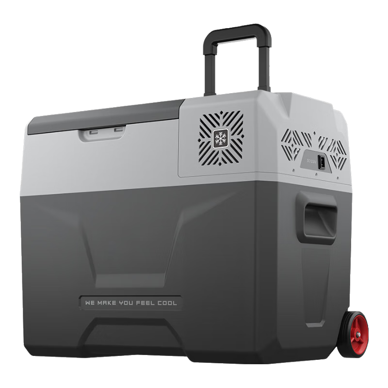 Alpicool Car Refrigerator, Dual-Use for Car And Home, Compressor Cooling, Freezing And Refrigeration, CX40 Portable Wheeled Mini Fridge, Can Freeze Food