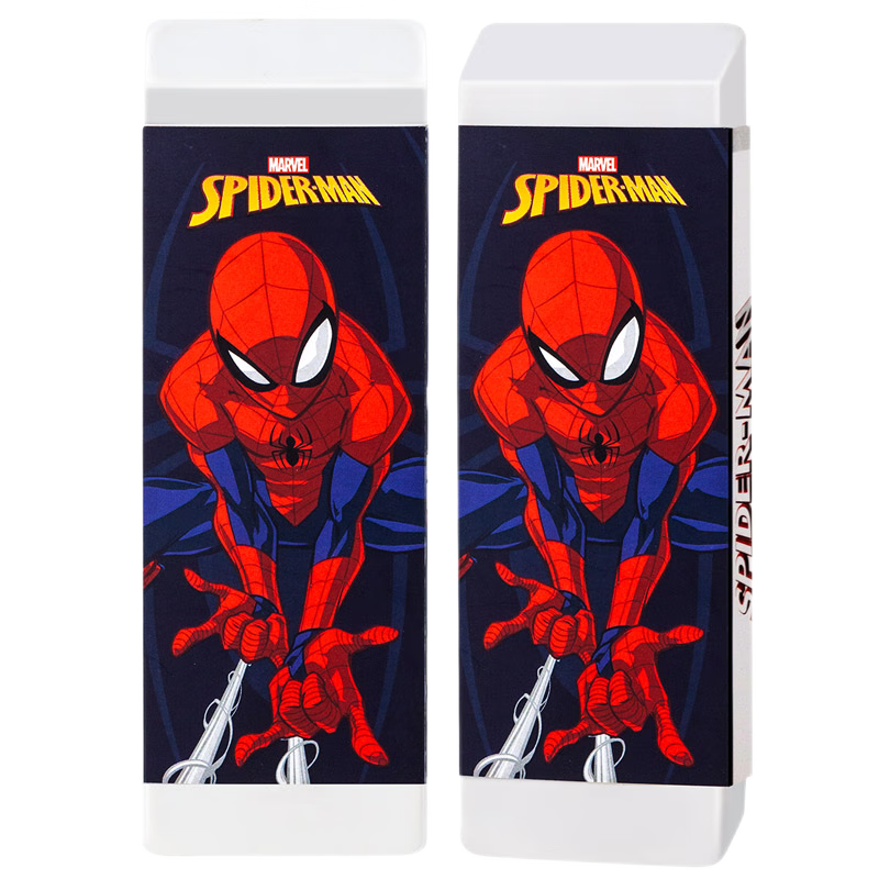 Disney Eraser, Student Stationery, Anti-Loss Learning Supplies, Elementary School-Specific Art Erasers, Graduation Gift, Spider-Ma