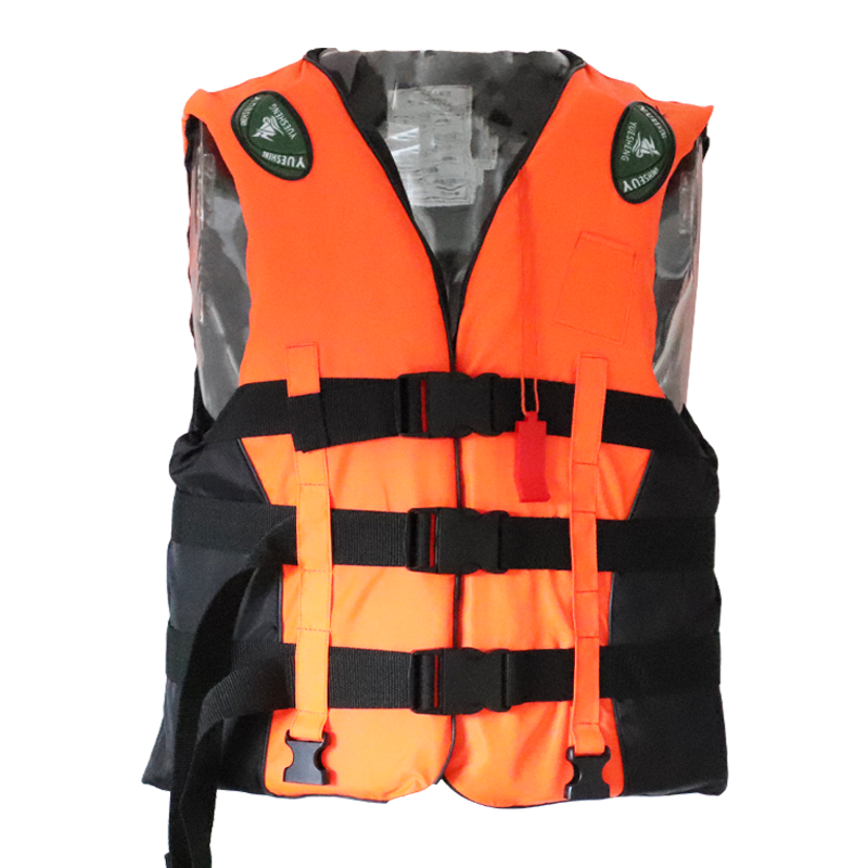 ASORAIN Upgraded Adult Life Jacket with Whistle And Reflective Strips for Outdoor Boating, Flood Rescue, Rafting, And Surfing
