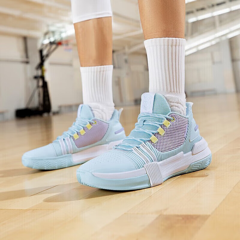 361° Basketball Shoes for Men, Spring And Summer Youth Professional Lightweight Low-Top Casual Sneakers, Men's Style 672121101-6