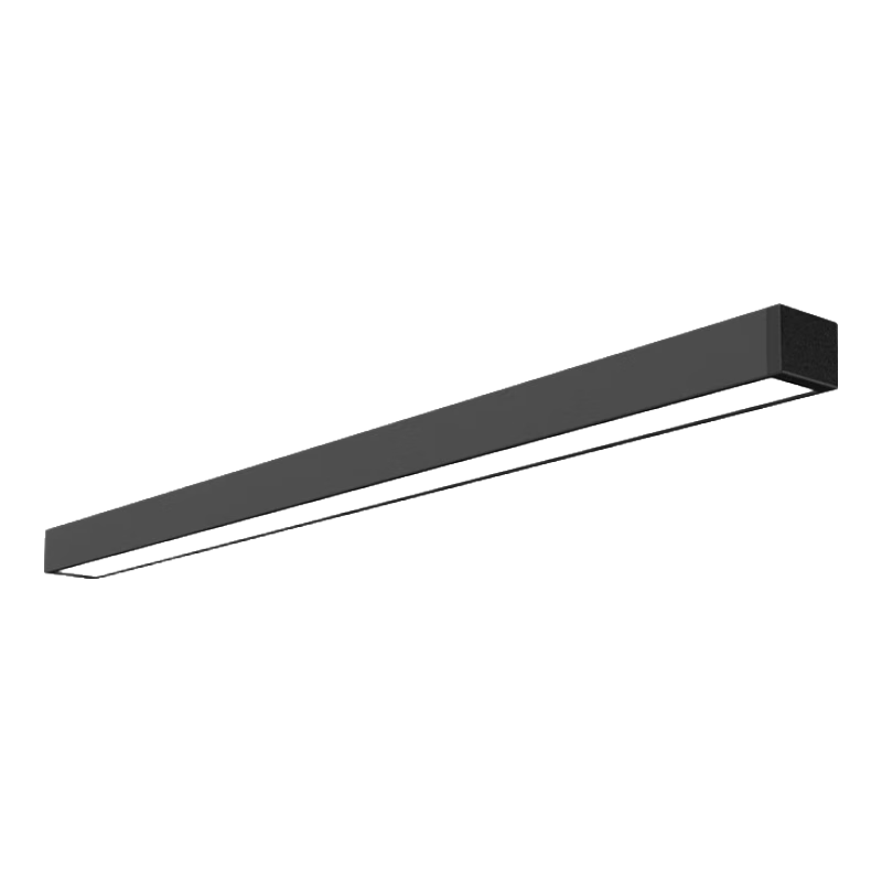 Fanyao LED Linear Pendant Light Daylight Office Ceiling Mounted Supermarket Office Building Engineering Light 117x7cm 36W White Shell - White Light