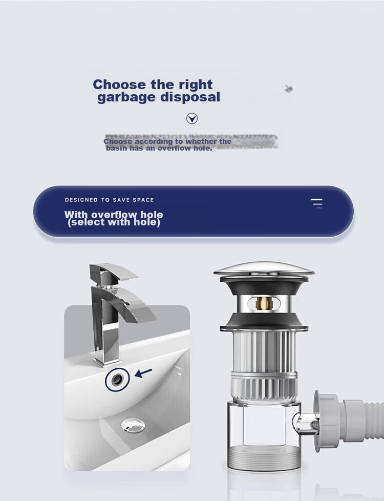 DU PONT Sink Drain Pipe Set, Bathroom Washbasin Drain, Washbasin Drainage System, Sink Drain Pipe D-PJ021 13