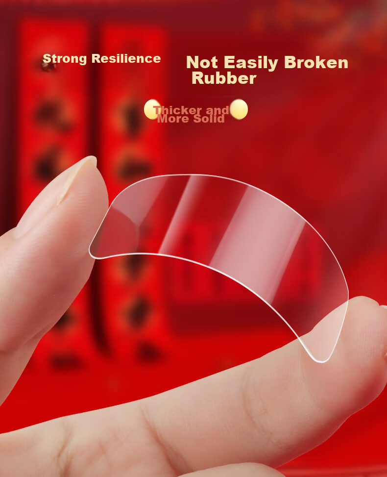 Mileqi Nano Invisible Double-Sided Tape, Wedding Special Transparent Strong Adhesive Tape with Built-In Handle Design, Leaves No Residue When Removed, 18mm Wide * 50mm Long [72 Pieces] 6