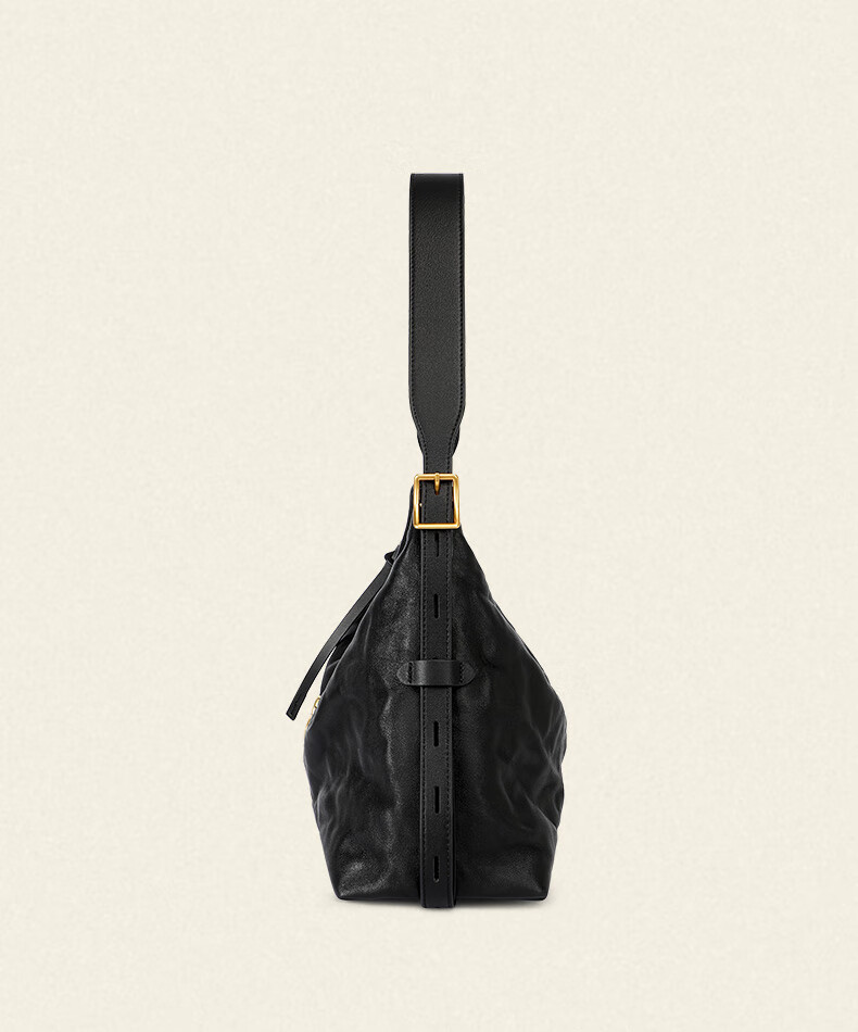 CASSILE [Celebrity Style] Cassile Tote Bag for Women, Vegetable-Tanned Leather Light Luxury Crossbody Hobo Bag, Birthday Gift 25