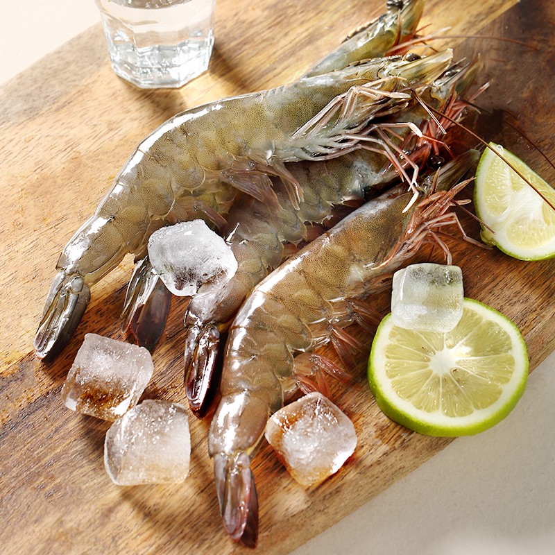 1号会员店（One's Member） 泰国活冻白对虾 海鲜水产 净重2斤 盒装 31-40只