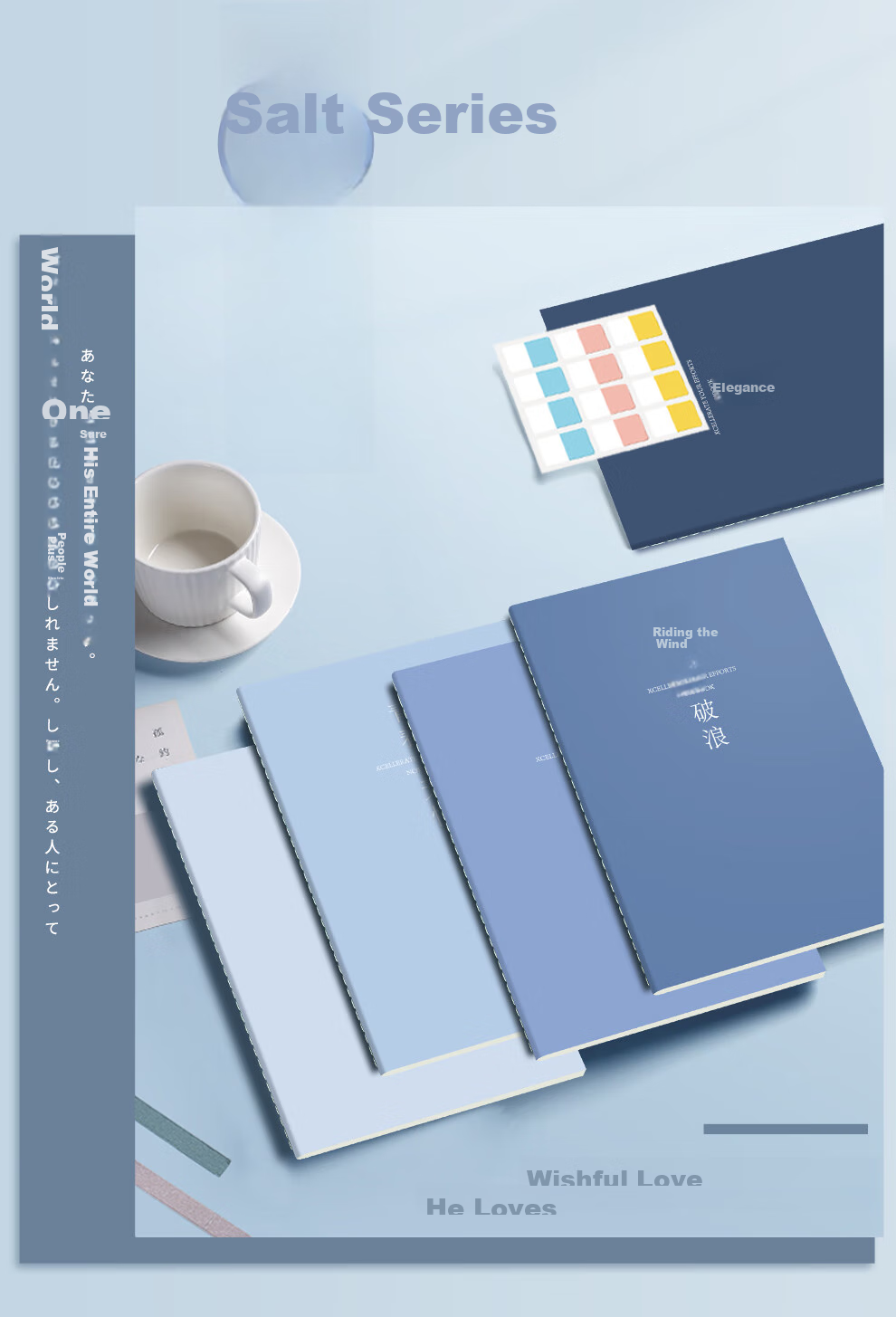 Faramon [Back to School Essential], 5-Pack A5 Lined Notebooks, Simple Design for Middle School, High School And College Students, Exam Preparation Soft Cover Notebooks, Thread-Bound Notebooks, Thick Stitched Notebooks, A5 Light-Colored Versio 4