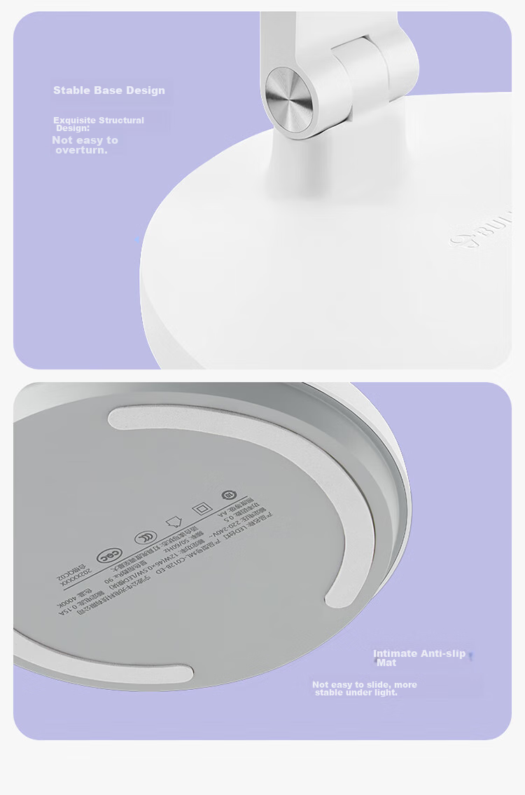 BULL Desk Lamp, National AA Grade, Stepless Dimming, ML-C012B Home Eye Protection Lamp for Study And Work Reading 13