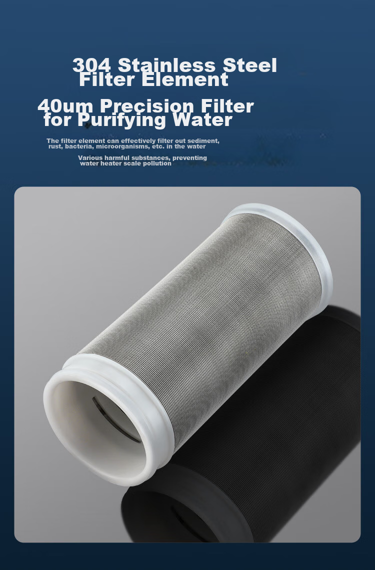 Jingwanhui Universal Water Heater Filter, No Need to Replace Cartridge, Pre-Filter for Washing Machine, Tap Water Filter, Shower Head Filter, W822 5