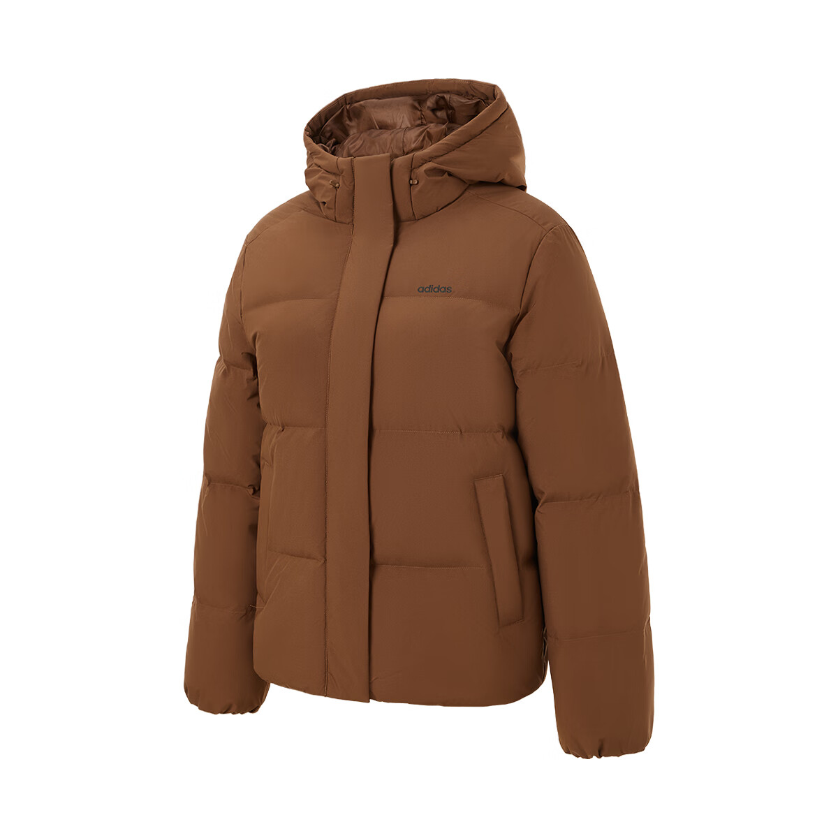 Adidas 550 down Commuter Windproof Warm Duck down Jacket Puffer Coat Women's Winter Stand Collar M Size
