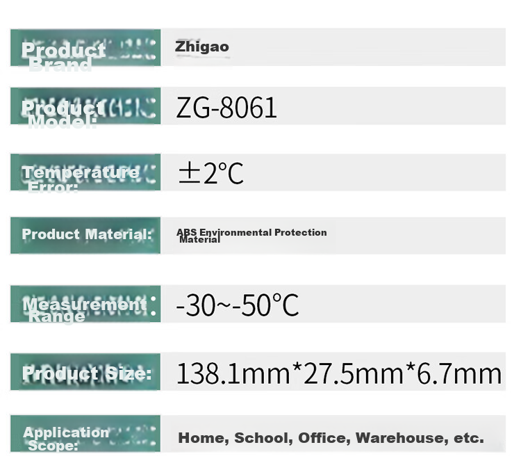 CHIGO Indoor Thermometer, Physical Baby Room Mercury-Free, Sensitive High-Precision Temperature Gauge ZG-8061 17