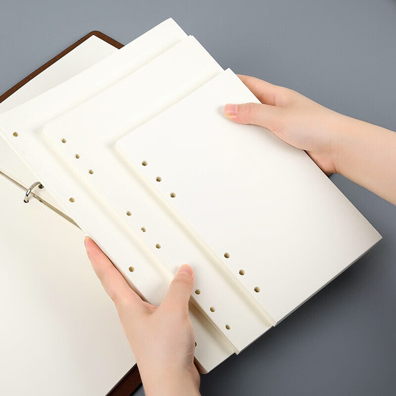 Xutong A4 Loose-Leaf Paper, 100g Weight, 80 Sheets/160 Pages, Suitable for 4-Ring Notebooks, Blank Thickened Replacement Inner Pages, Customizable