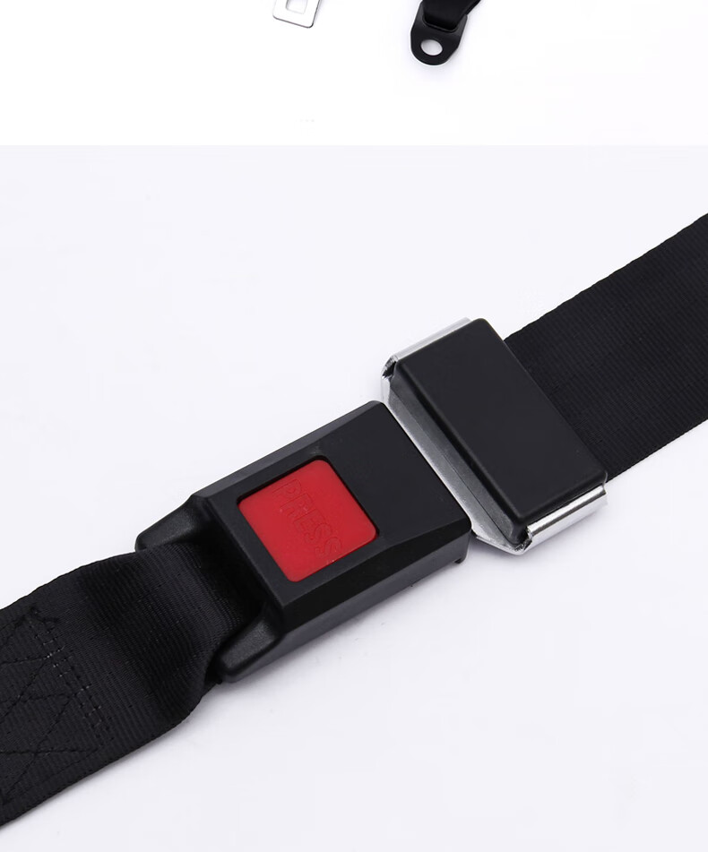 Ougude A068 Two-Point Safety Belt, Manual Two-Point Amusement Park Maintenance Safety Belt, Forklift Engineering Vehicle Emergency Brake Strap, B7 Simple Black 14