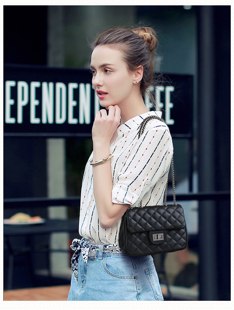 Viney Leather Handbag, Women's Brand Chain Bag, Light Luxury Shoulder Crossbody Bag, Practical Birthday And Mother's Day Gift for Mom 3