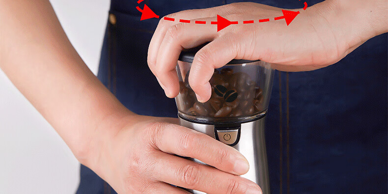 TEOTM Coffee Grinder, Portable Small Home Use Manual Grinder, Automatic Coffee Machine, Electric Bean Grinder 10