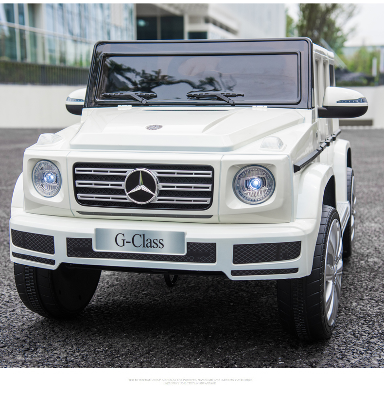 BeRica Mercedes-Benz Authorized Mercedes-Benz G-Class Electric Children's Scooter, Four-Wheel Drive, Remote Control, Rideable, 3C Certified, Off-Road Gift 8