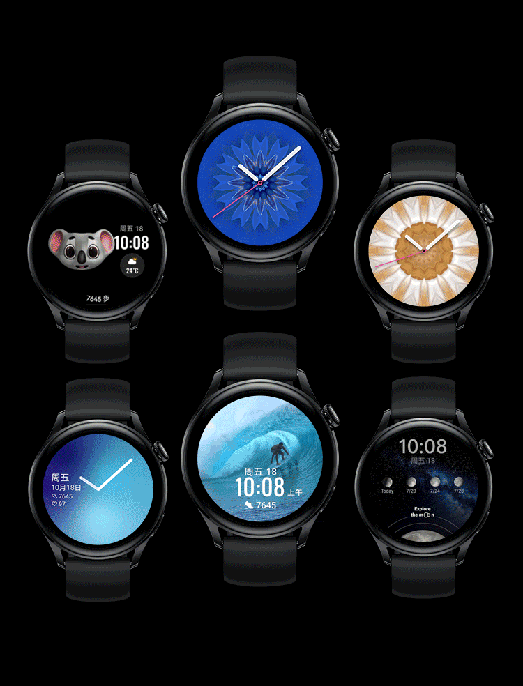 Huawei HUAWEI WATCH 3 Huawei Watch Sports Smart Watch Black Hongmeng HarmonyOS system body temperature detection eSIM independent call health management Huawei HUAWEI WATCH 3 Huawei Watch Sports Smart Watch Black Hongmeng HarmonyOS system body temperature detection eSIM independent call health management