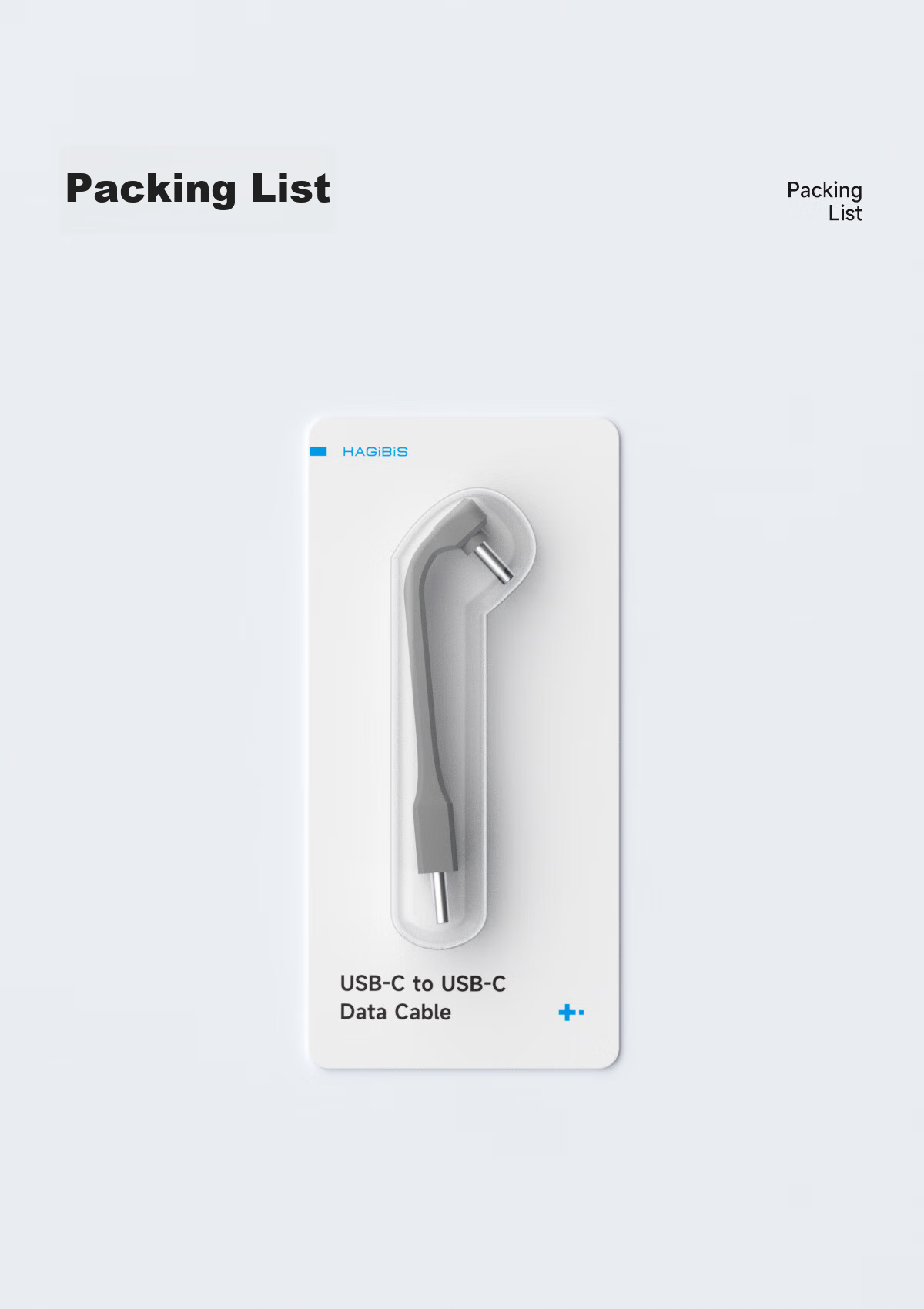 Hagibis Type-C Bent Short Cable, USB4 Full-Function Data Cable, Hard Drive Enclosure Ctoc Connection, Phone Charger Fast Charging Cable, PD240W Thunderbolt 4 Docking Station, Suitable for IPhone 17 15