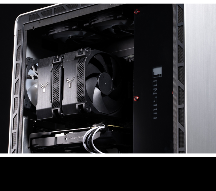 JONSBO HP400S Black CPU Cooler (Multi-Platform, 4 Heat Pipes, Bottom-Mounted CPU Cooler, PWM Intelligent Temperature Control, 9CM Fan, 1700/AM5) 20