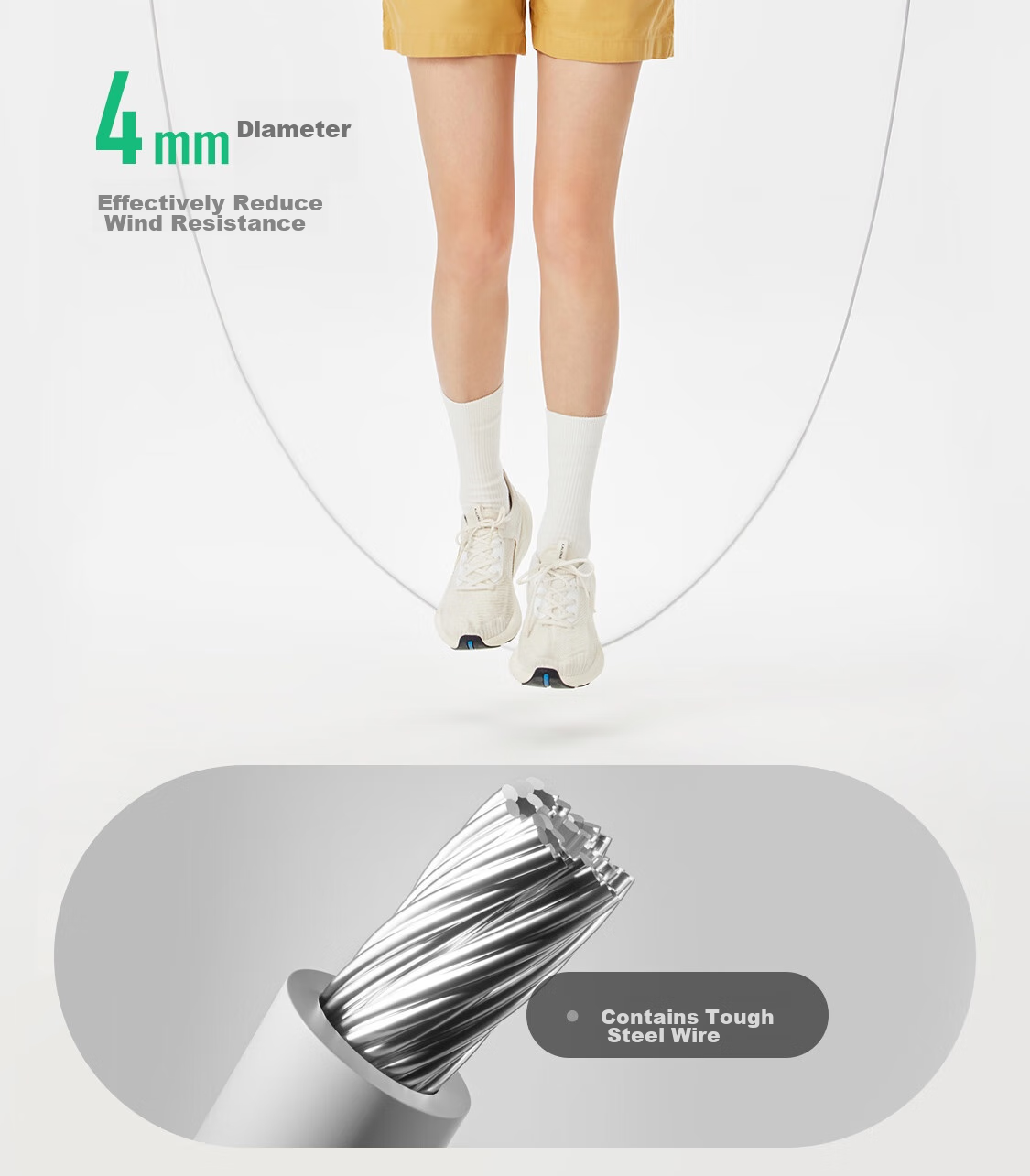 Keep Jump Rope Counter, 60S Countdown Timer, Recommended for Middle School Students' Exams, Adult Fat-Burning Training, Children's Exam-Specific Exercise 13
