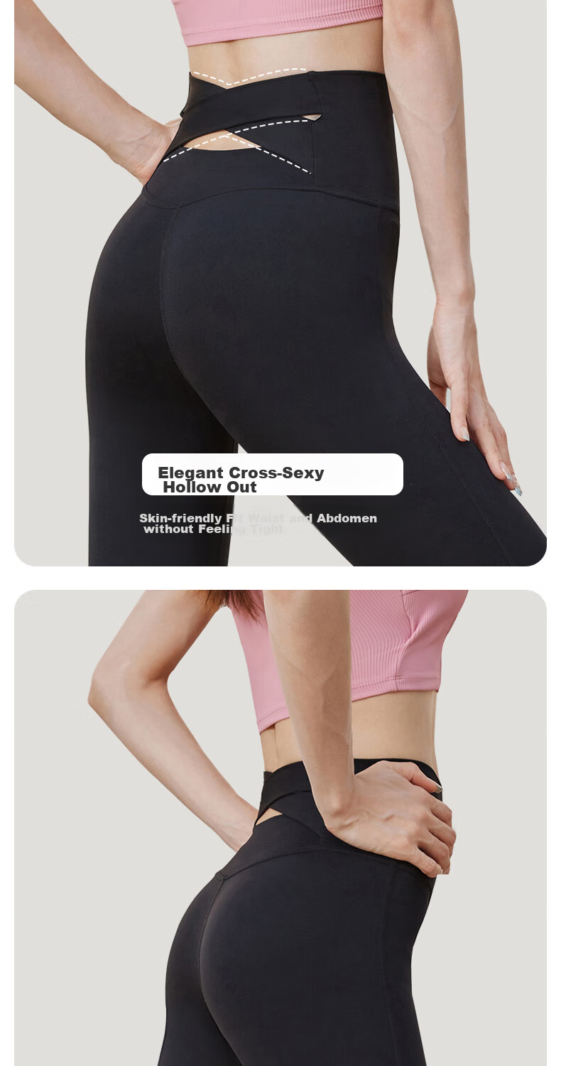 LangSha Flared Pants for Women, Butt-Lifting Yoga Pants, Dance Trousers, Fitness Pants, Casual Pants, Slightly Flared Pants, Slimming Effect, Cocoa Color, XL Size 2