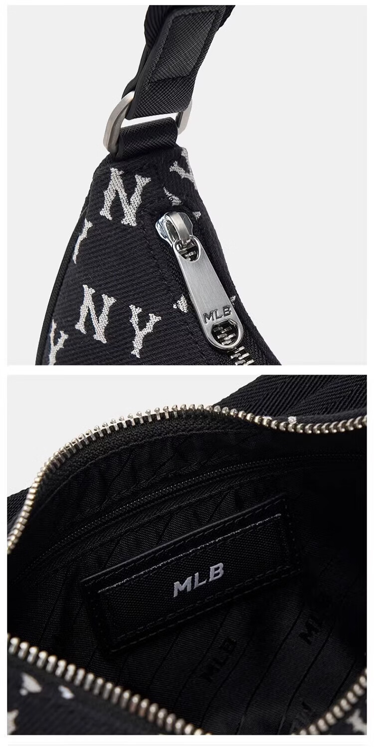 MLB Vintage Floral Pattern Crossbody Bag, Versatile Commuter Bag, Birthday Gift, 3ABQS014N-50CGL 16